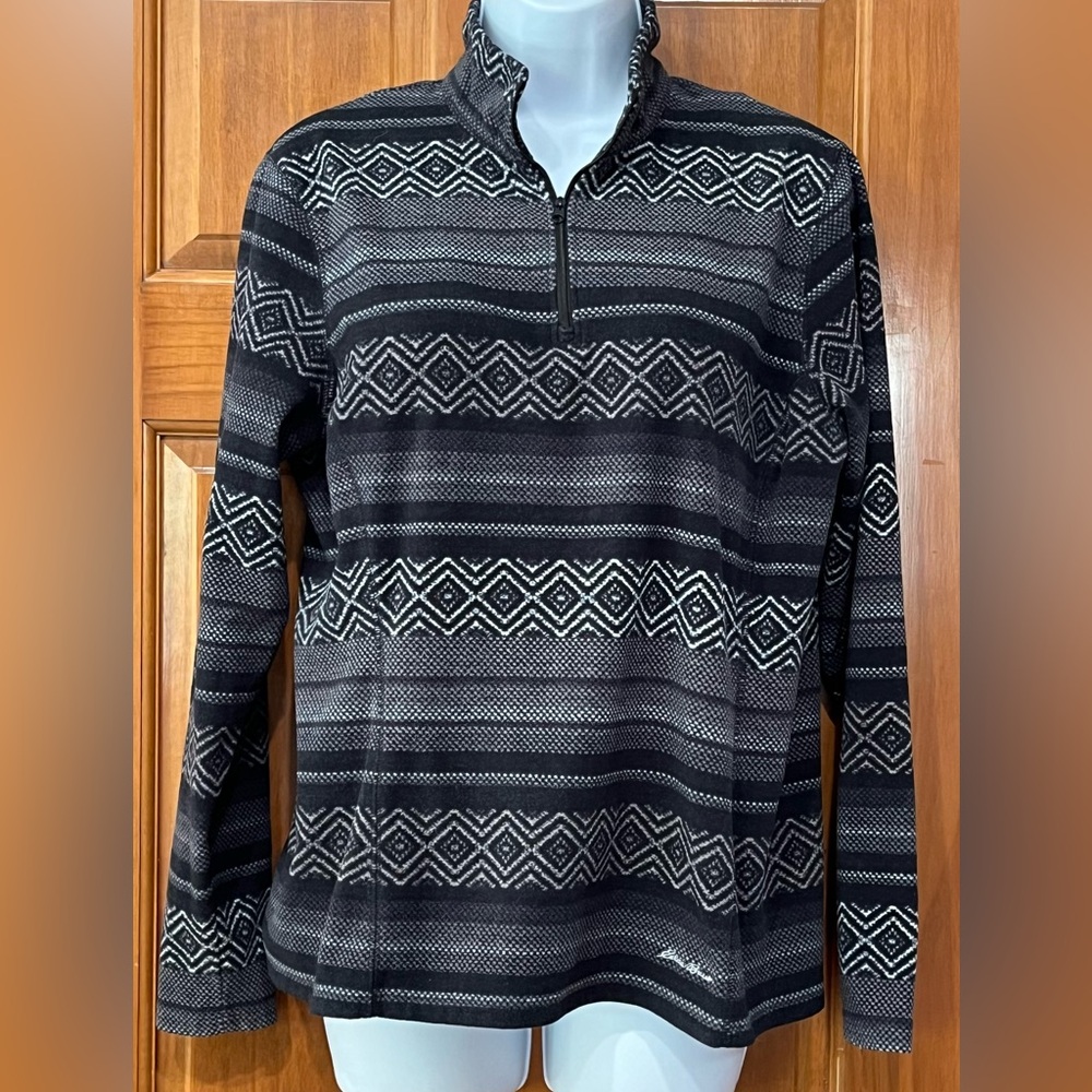 Eddie Bauer three-quarter zip sweatshirt